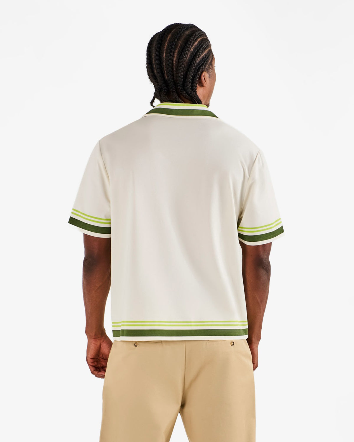 Ventura Camp Shirt - Cream Malbon Men