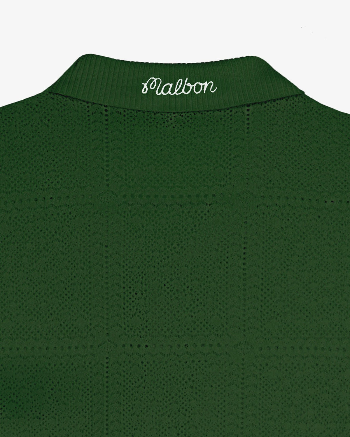 Resort Crochet Cardigan - Garden Green Malbon Men