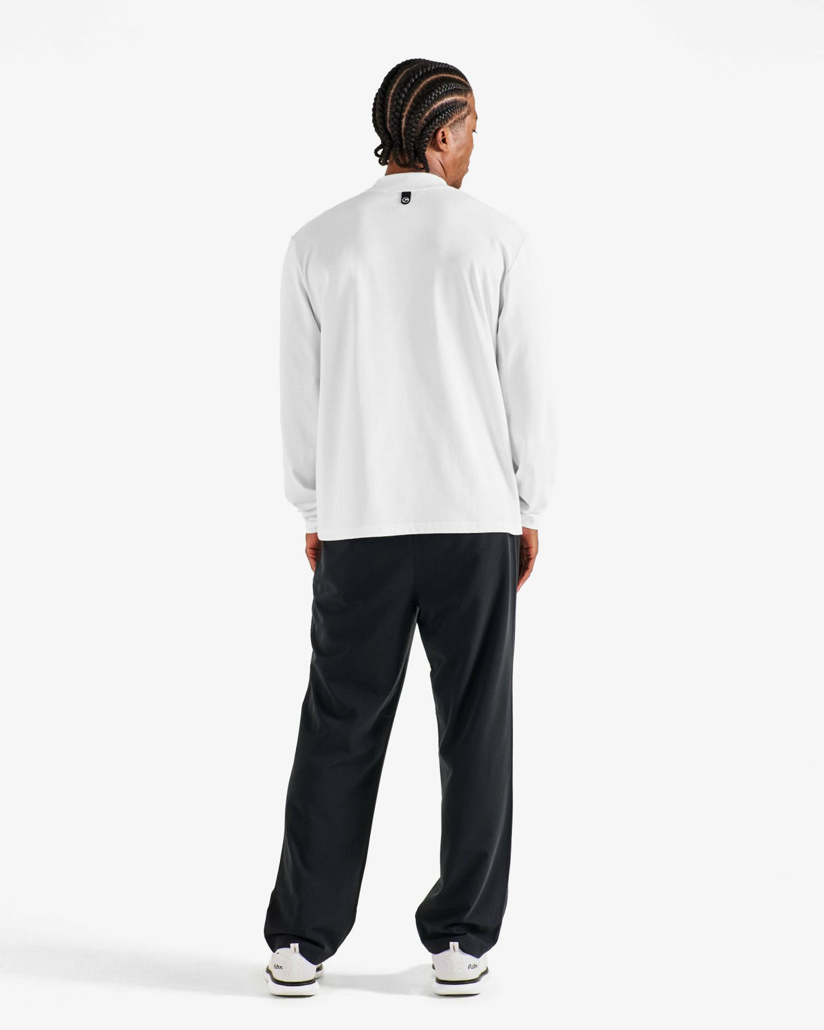 Upland Mockneck Tee - White Malbon Men