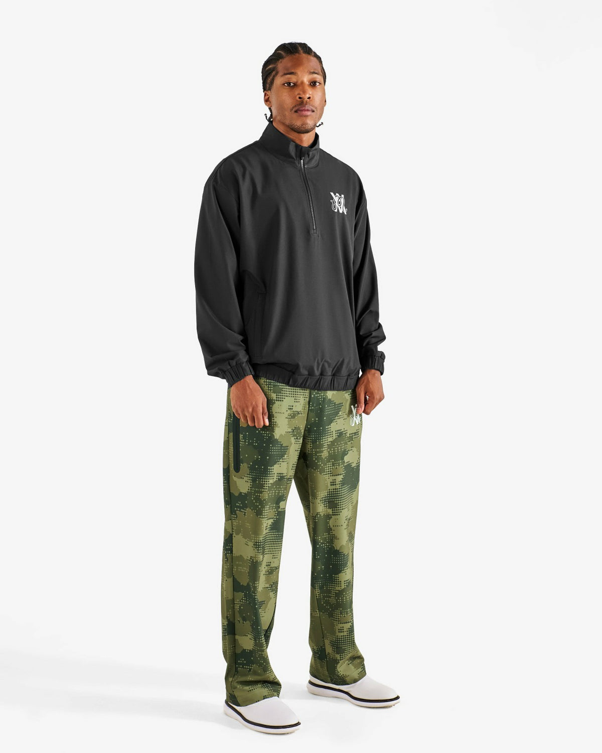 Arsham Stealth Quarter Zip - Black Malbon Men
