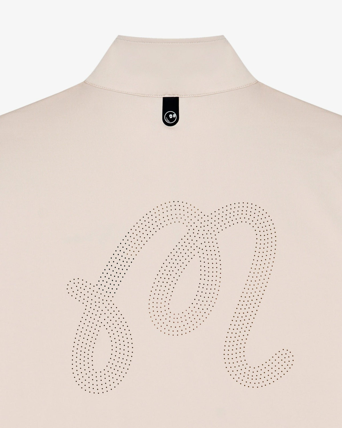 Ak 1% Perforated Quarter Zip - Dove Grey Malbon Men
