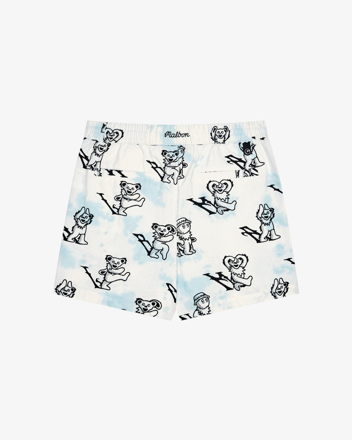 Grateful Dead Scooter Alphabet Short - Light Blue Malbon Men