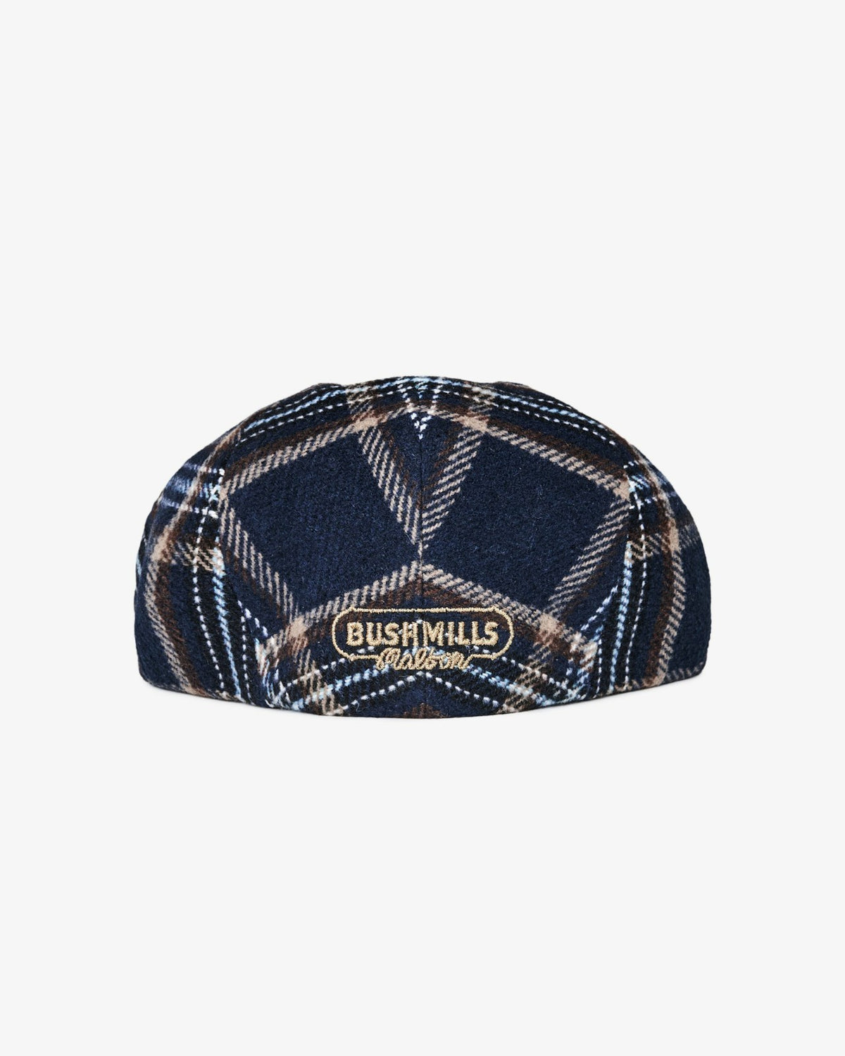 Bushmills Newsboy Cap - Blue Plaid Malbon Men