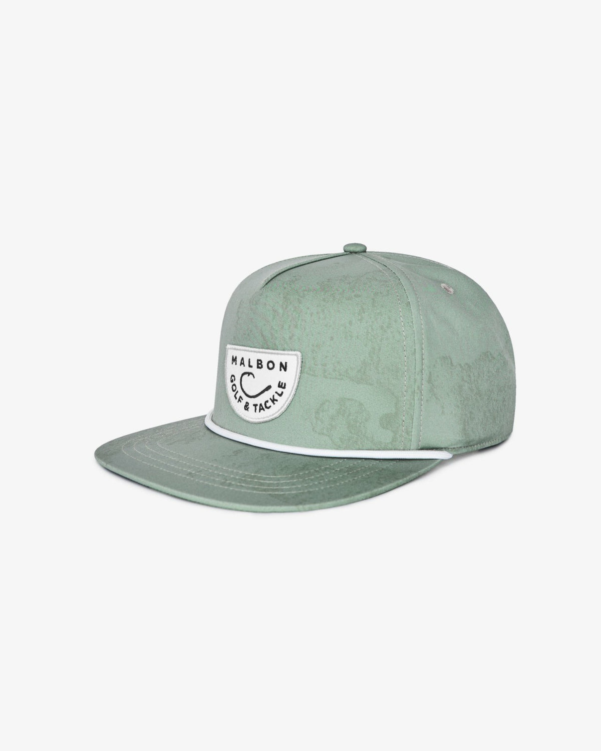 Golf And Tackle Snapback - Steel Ripple Malbon Men