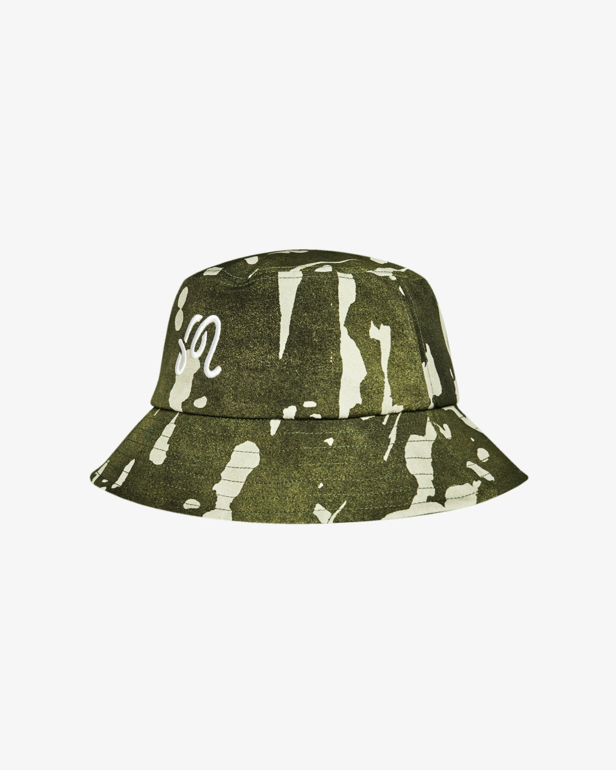 Inkwash Bucket Hat - Olive Inkwash Malbon Men