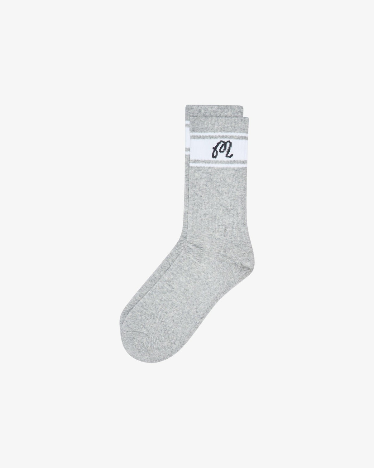 Haven Crew Sock - Heather Grey Malbon Men