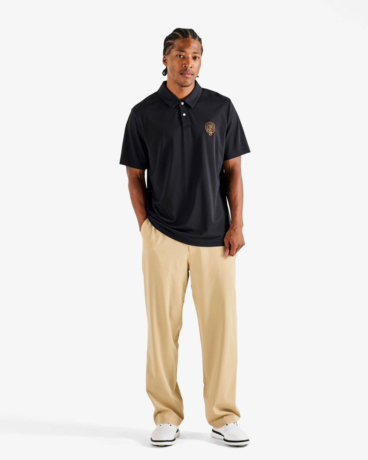 Bushmills Fairway Polo - Black Malbon Men