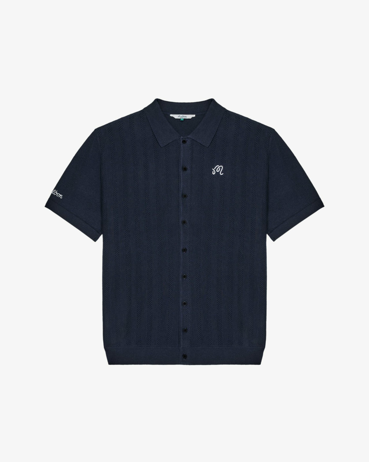 Crosscut Polo - Blueberry Malbon Men