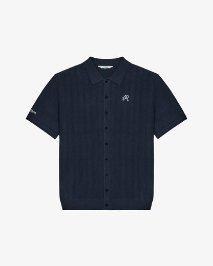 Crosscut Polo - Blueberry Malbon Men