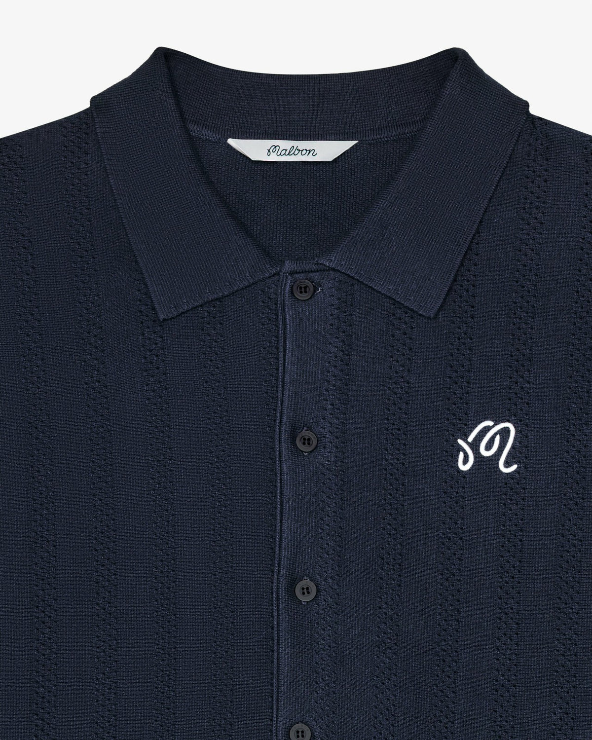 Crosscut Polo - Blueberry Malbon Men
