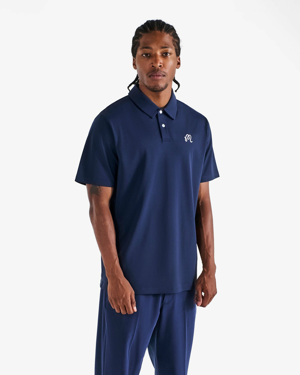 Fairway Polo - Navy Malbon Men
