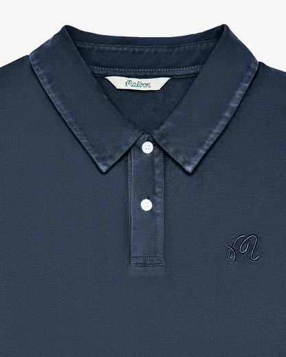 Fairway Overdyed Polo - Blueberry Malbon Men