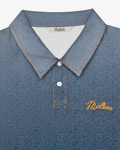 Ironfade Polo - Dusty Navy Malbon Men