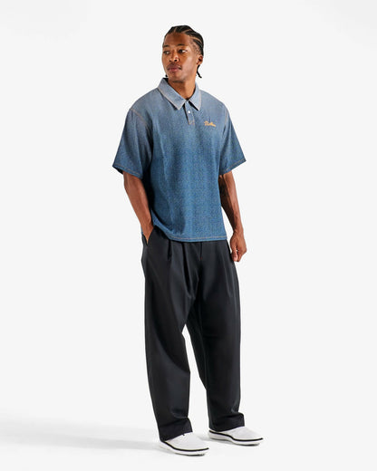 Ironfade Polo - Dusty Navy Malbon Men