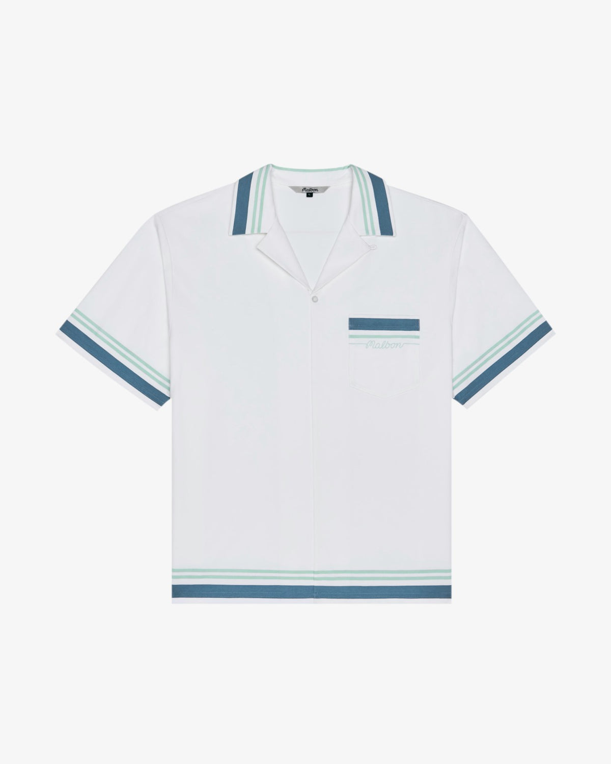 Ventura Camp Shirt - White Malbon Men