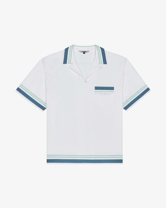 Ventura Camp Shirt - White Malbon Men