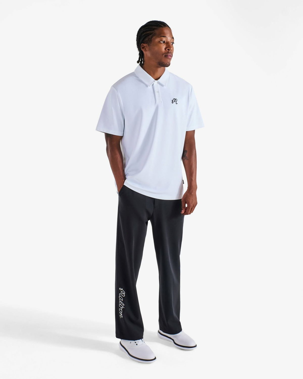 Fairway Polo - White Malbon Men