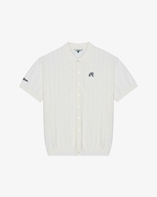 Crosscut Polo - Ivory Malbon Men