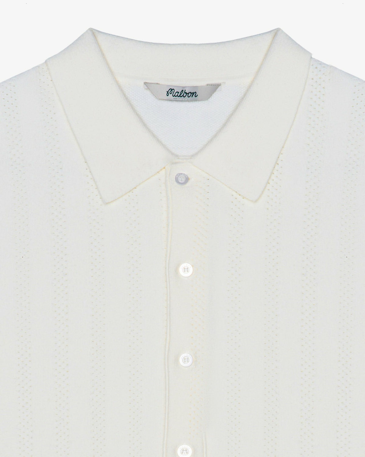 Crosscut Polo - Ivory Malbon Men