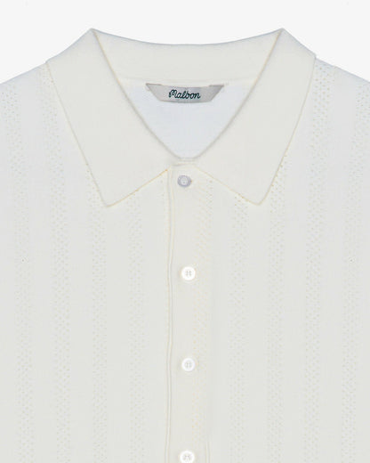 Crosscut Polo - Ivory Malbon Men