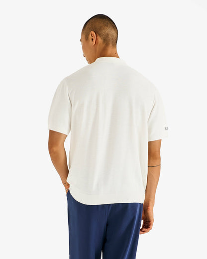Crosscut Polo - Ivory Malbon Men
