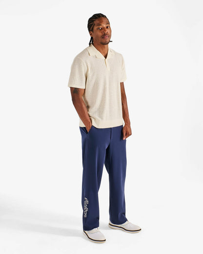 Resort Crochet Polo - Ivory Malbon Men