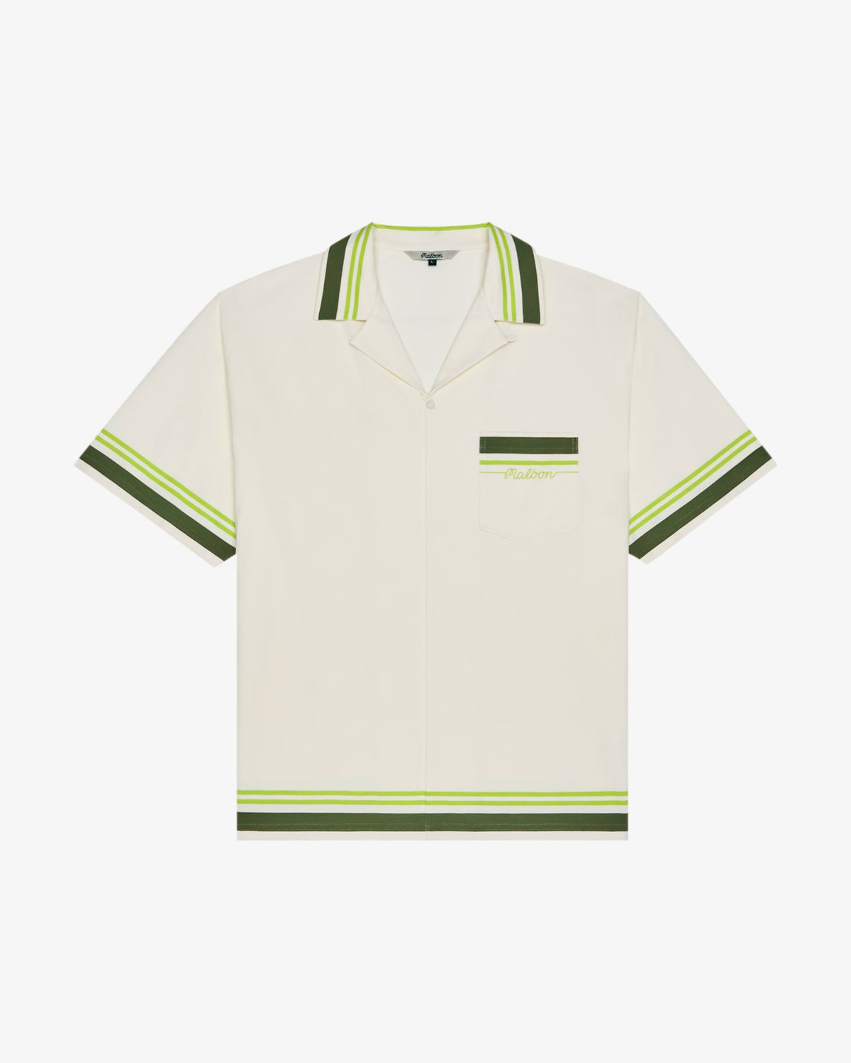Ventura Camp Shirt - Cream Malbon Men