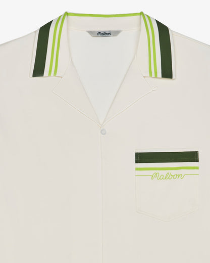 Ventura Camp Shirt - Cream Malbon Men