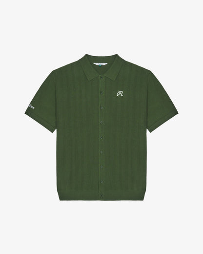 Crosscut Polo - Rifle Green Malbon Men