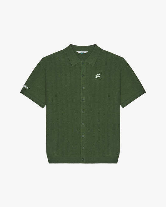 Crosscut Polo - Rifle Green Malbon Men