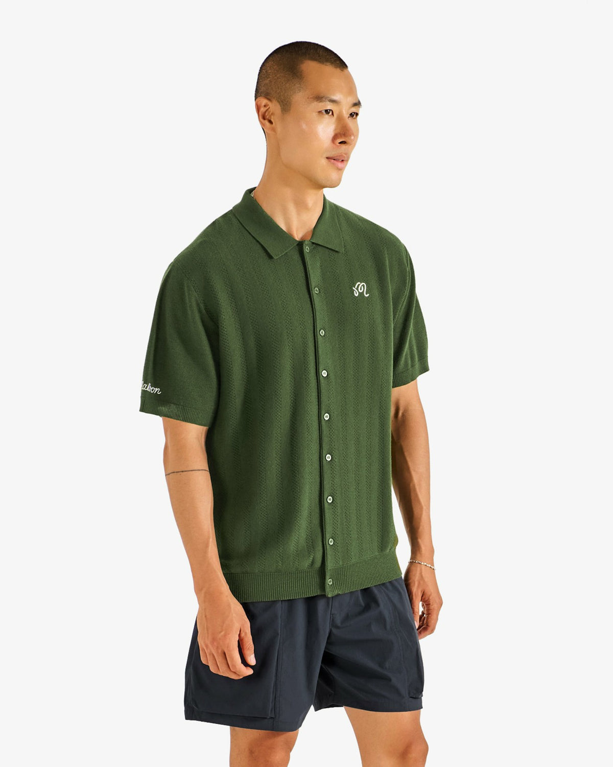 Crosscut Polo - Rifle Green Malbon Men