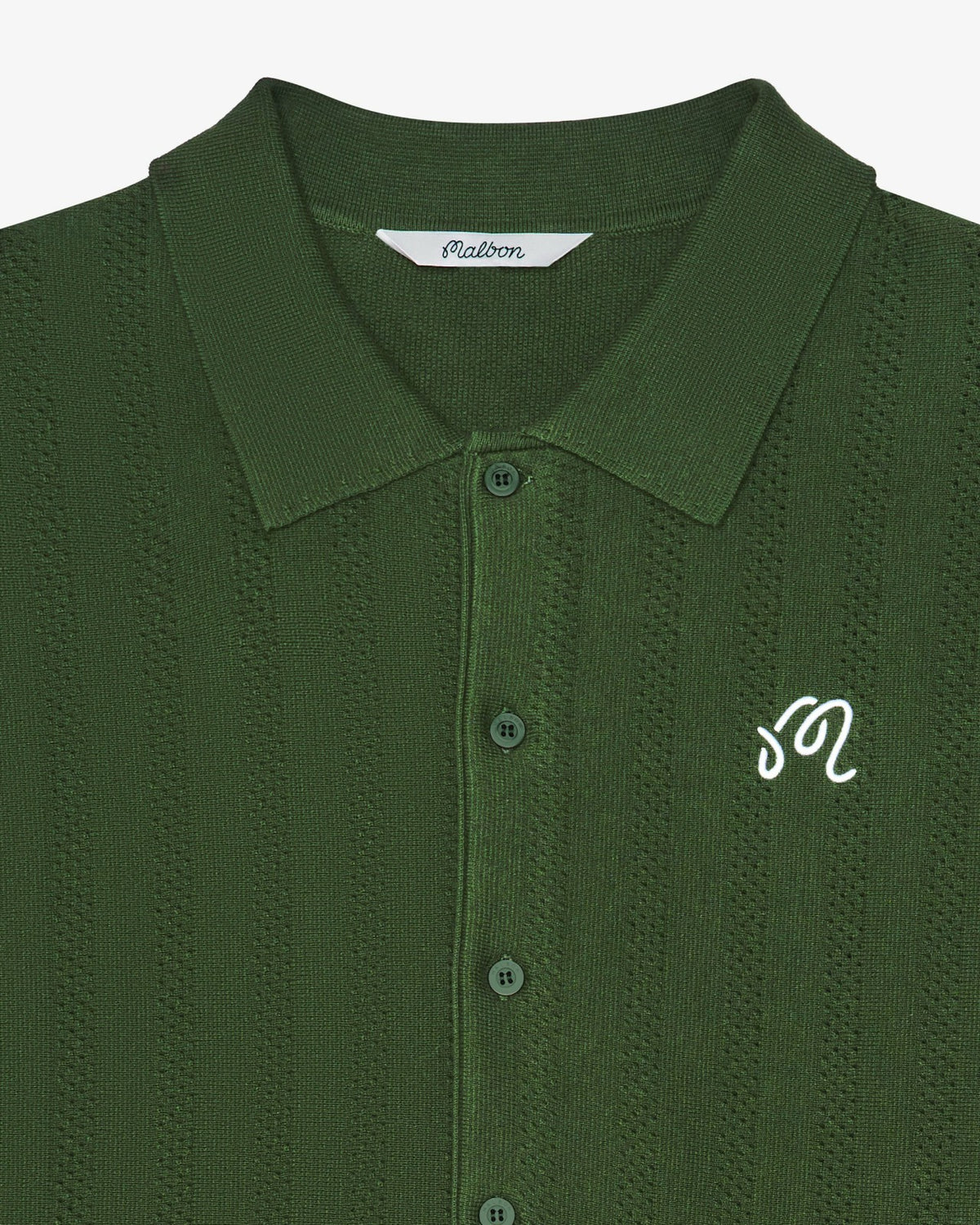 Crosscut Polo - Rifle Green Malbon Men