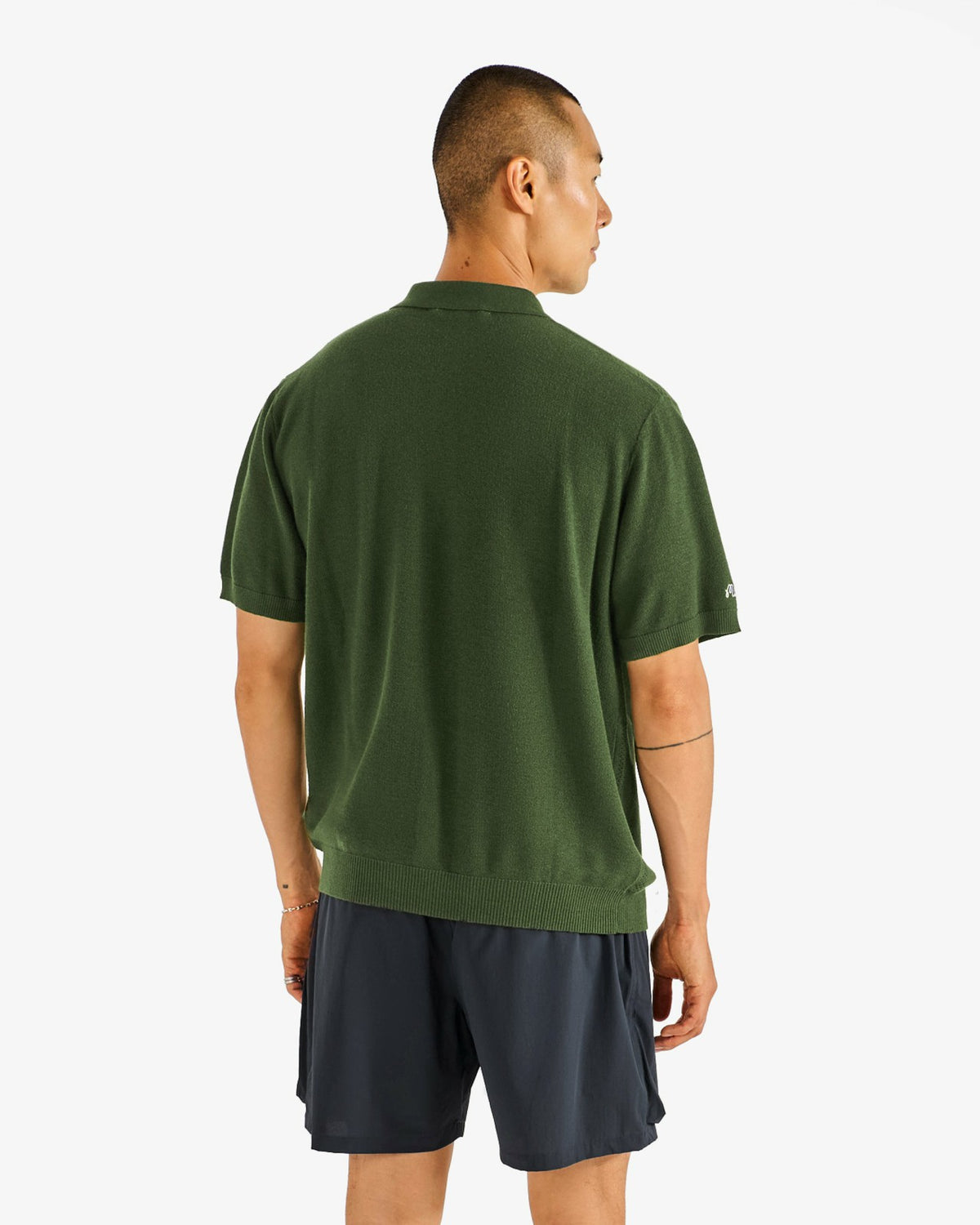 Crosscut Polo - Rifle Green Malbon Men