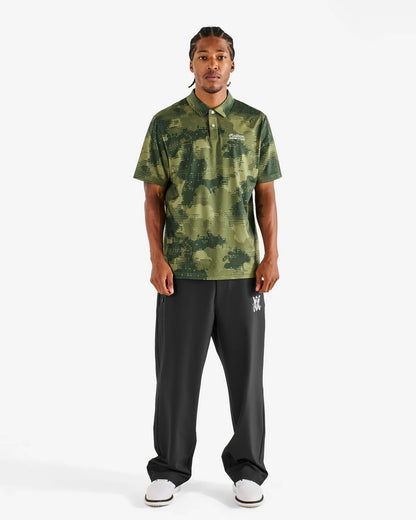 Arsham Fairway Stealth Polo - Olive Stealth Camo Malbon Men