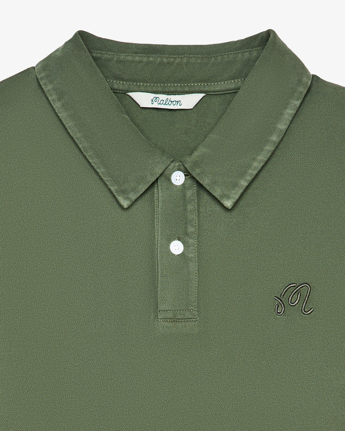 Fairway Overdyed Polo - Rifle Green Malbon Men