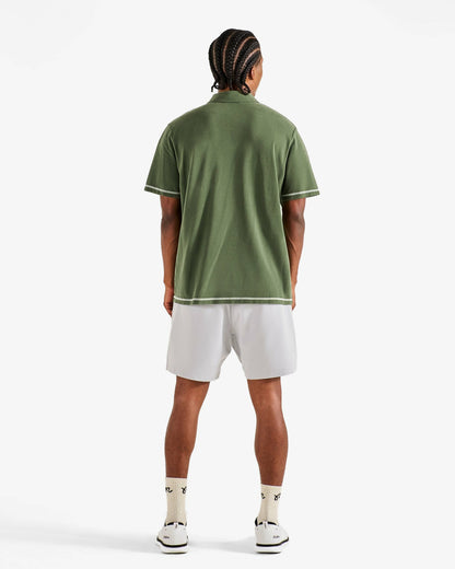 Fairway Overdyed Polo - Rifle Green Malbon Men