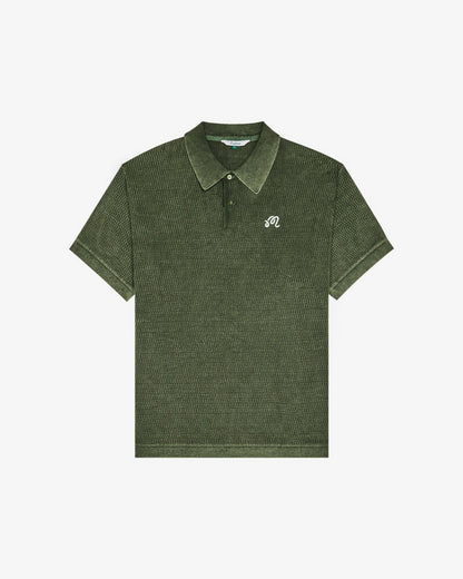 Brickwork Polo - Rifle Green Malbon Men