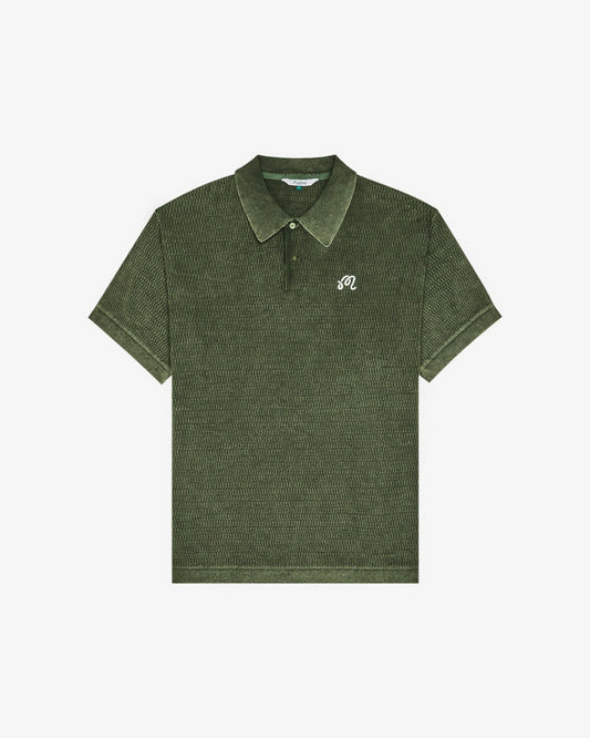 Brickwork Polo - Rifle Green Malbon Men