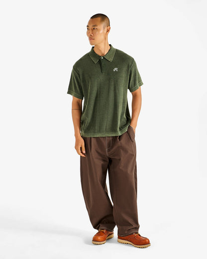 Brickwork Polo - Rifle Green Malbon Men