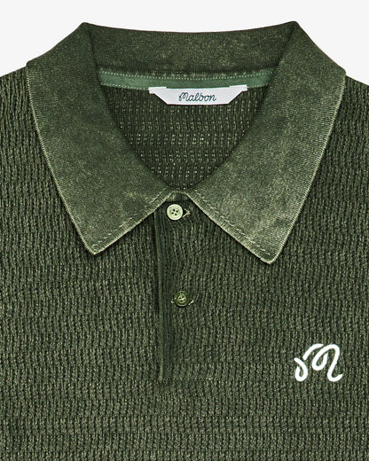 Brickwork Polo - Rifle Green Malbon Men