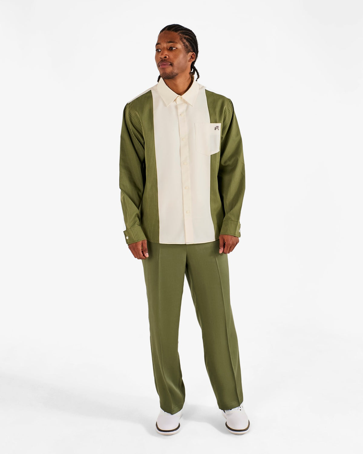 Montecristo Shirt - Cream / Olivine Malbon Men
