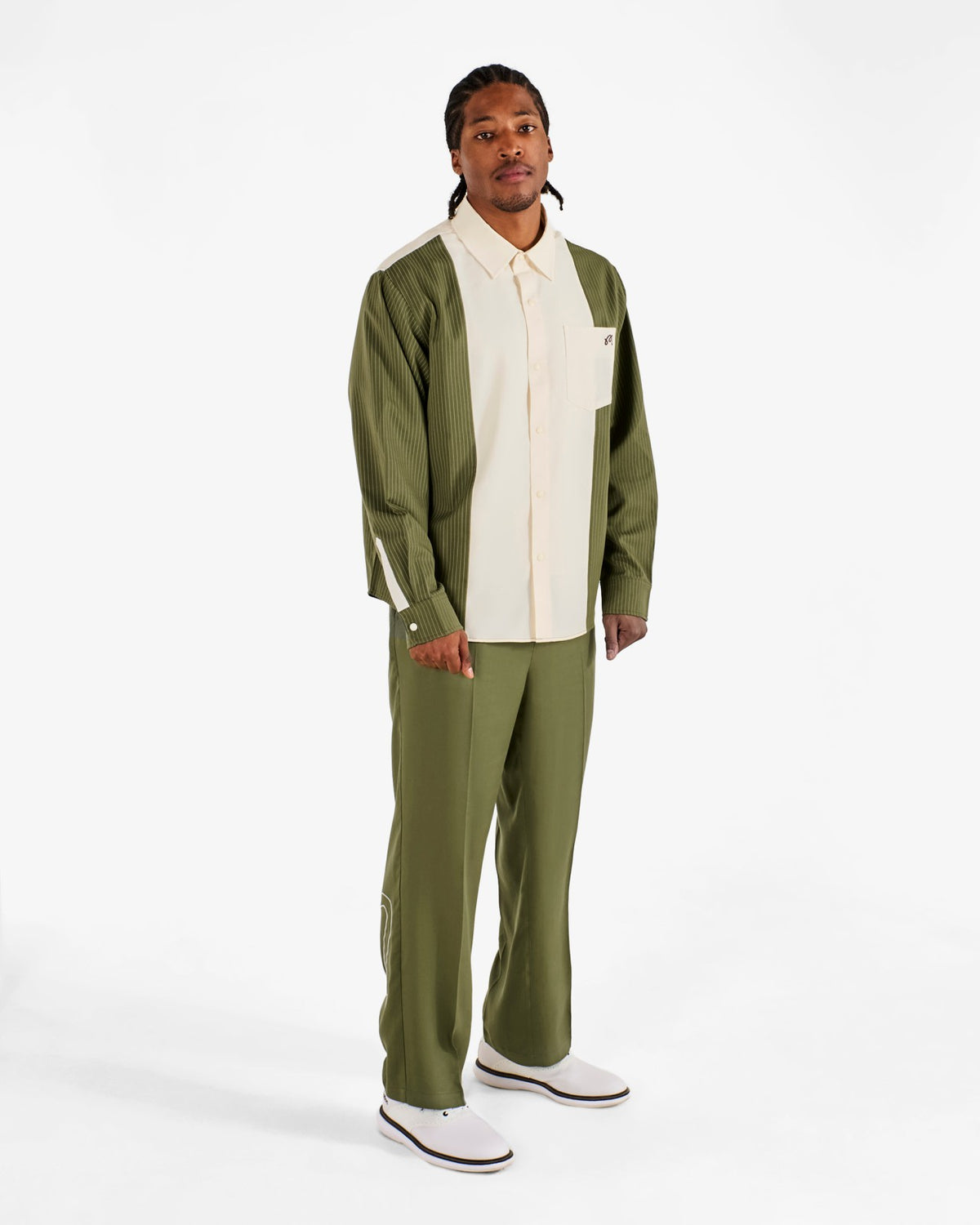 Montecristo Shirt - Cream / Olivine Malbon Men