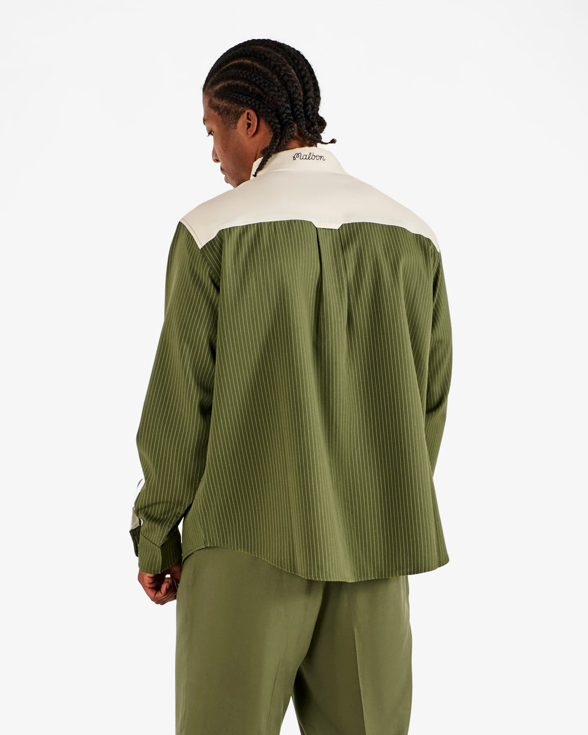 Montecristo Shirt - Cream / Olivine Malbon Men