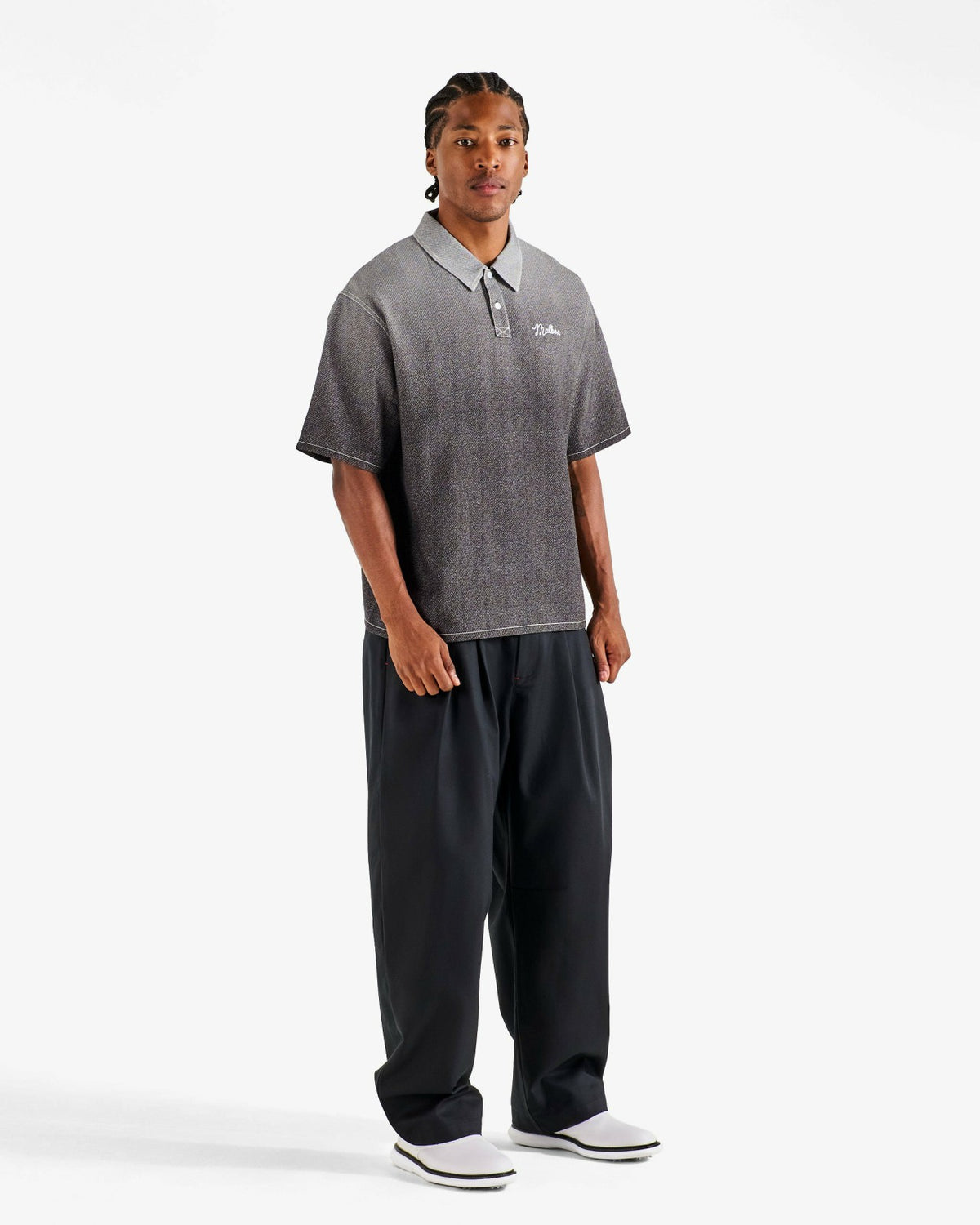 Ironfade Polo - Black Malbon Men