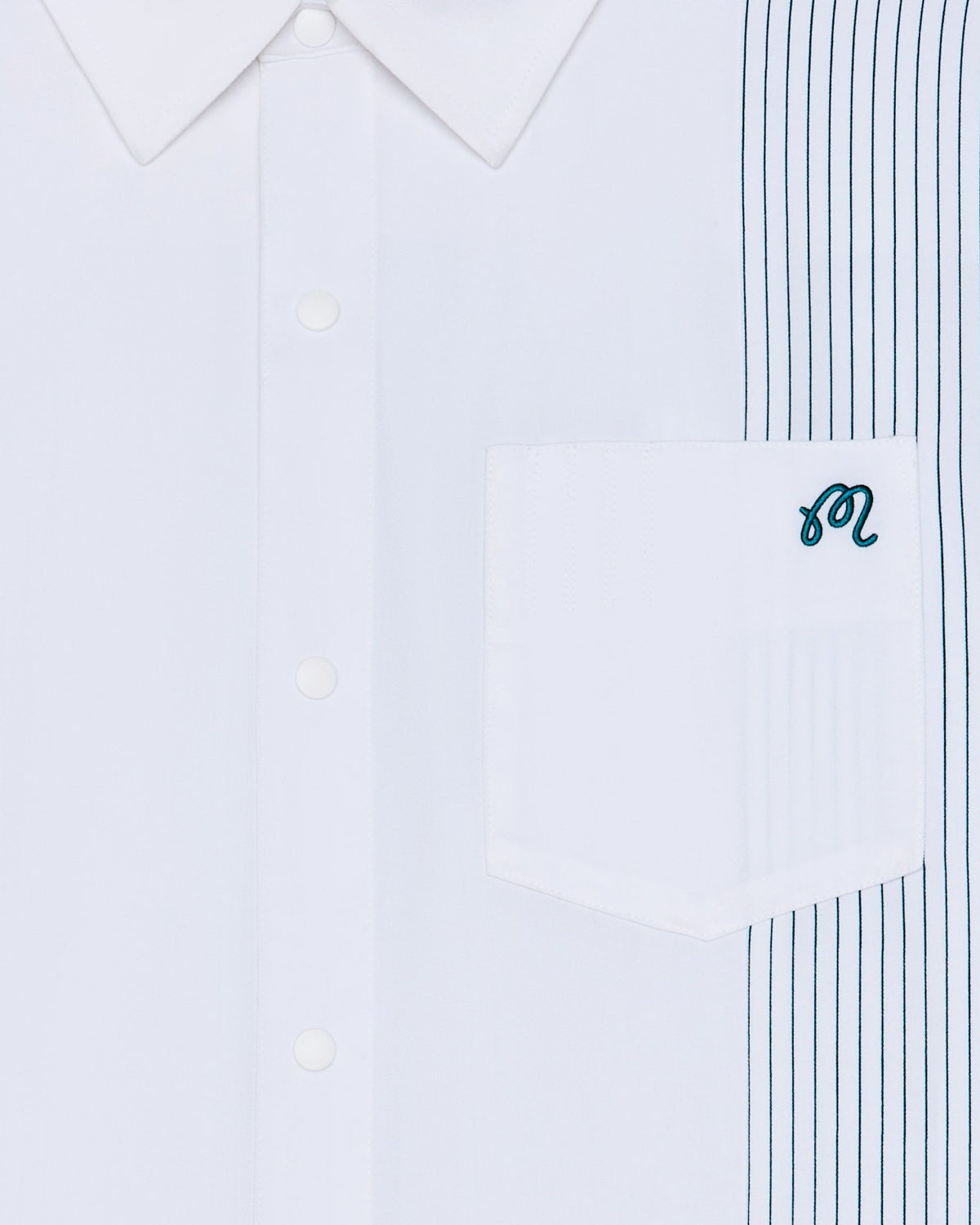 Montecristo Shirt - White / Light Blue Malbon Men