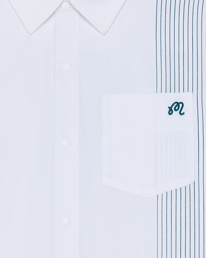 Montecristo Shirt - White / Light Blue Malbon Men