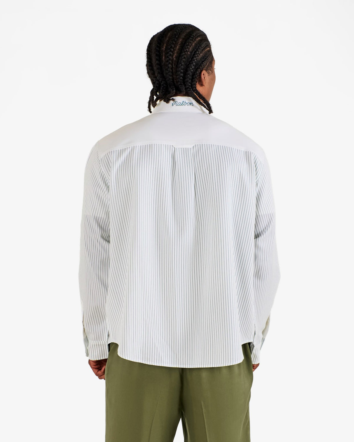 Montecristo Shirt - White / Light Blue Malbon Men