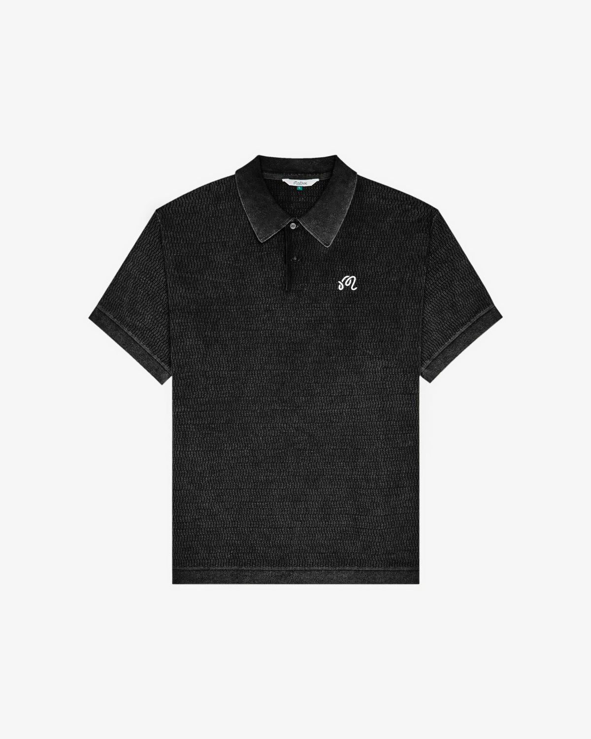 Brickwork Polo - Black Malbon Men