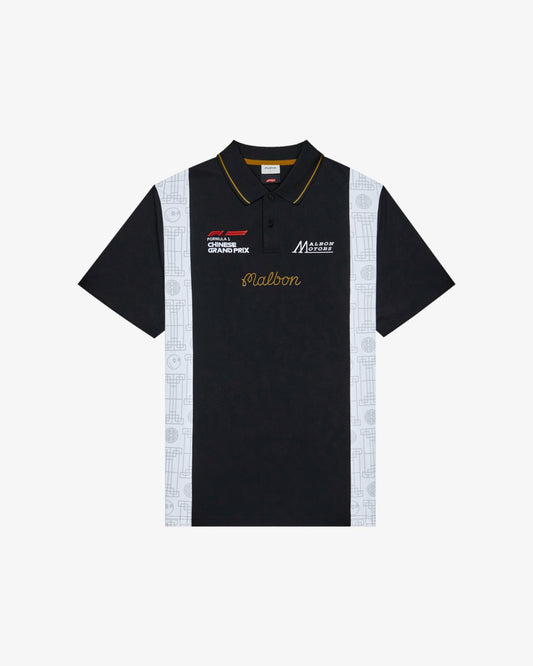 Forge Polo - Black Malbon Men