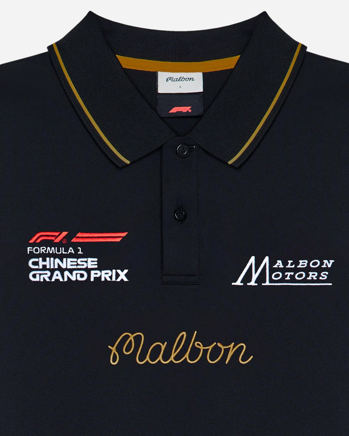 Forge Polo - Black Malbon Men